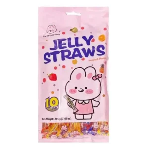 Sweet Mellow Jelly Straws Assorted 200g