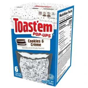 Toast'em Pop-Ups Frosted Cookies Cream 288g 