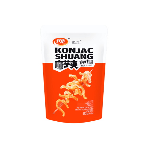 Wei Long Konjac Snack Hot Spicy Shuang 252g