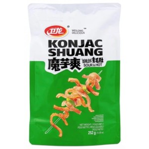 Wei Long Konjac Snack Hot Sour Shuang 252g