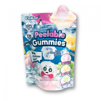 Cokoc Peelable Gummies Mixed Fruit Soda 60g