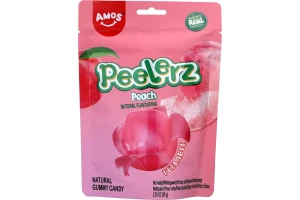 Amos Peelerz Peach Peelable Gummy 65g