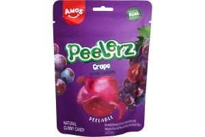 Amos Peelerz Grape Peelable Gummy 65g