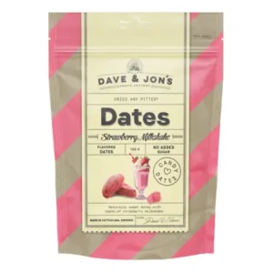 Dave & Jon's Dates Strawberry Milkshake 125g