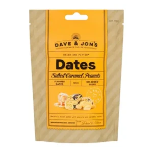 Dave & Jon's Dates Salted Caramel Peanuts 125g