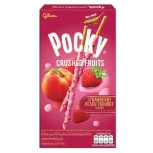 Pocky Crushed Fruits Strawberry Peach Yoghurt 38g
