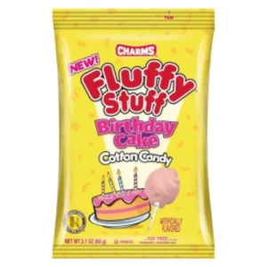 Charms Fluffy Stuff Birthday Cake Cotton Candy 60g 31/05/2026