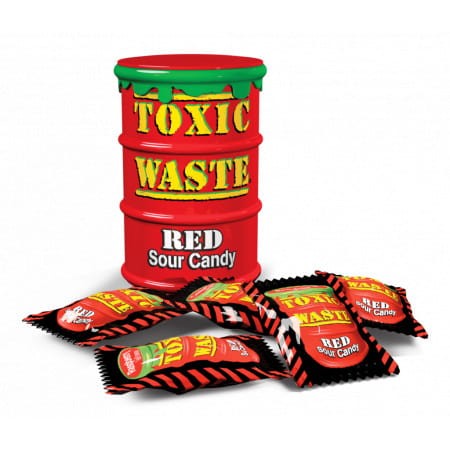 Toxic Waste Red Extreme Sour