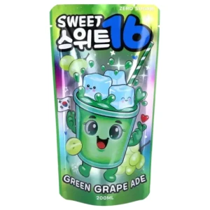 Sweet 16 Green Grape Ade Zero 200ml