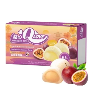 QLove Passion Fruit Mini Mochi 80g