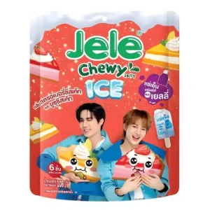 Jele Chewy Ice ZeeNunew Strawberry & Yuzu Cake Jelly 108g