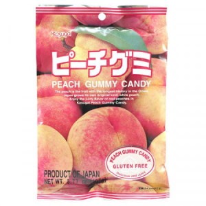 Kasugai Peach Gummy Candy 1x107g