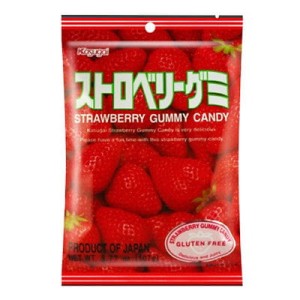 Kasugai Strawberry Gummy Candy 1x107g
