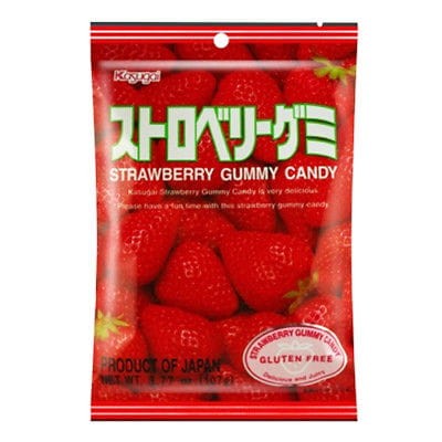 Kasugai Strawberry Gummy Candy