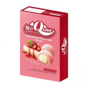 QLove Strawberry Cheesecake Mochi 180g