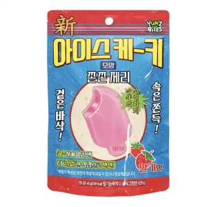 Yum'z Bites Ice Crunch Jelly Strawberry 40g
