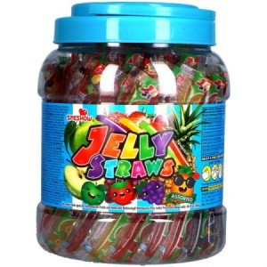 Speshow Jelly Straws Jar 1x1,4kg