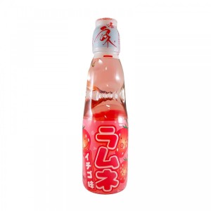 Hatakosen Ramune Strawberry 200ml
